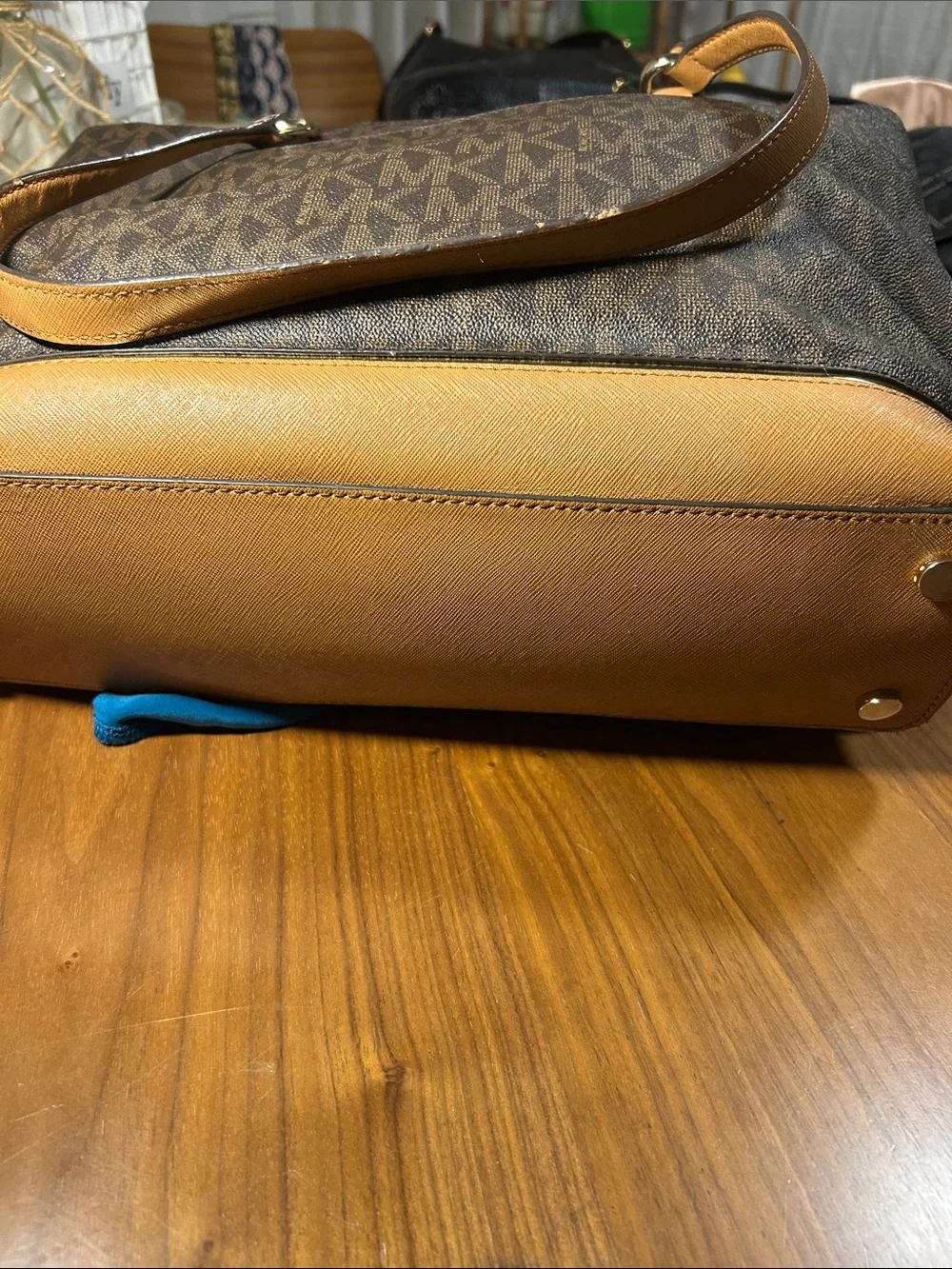 Michael Kors Brown & Tan Signature Tote